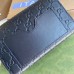 Gucci Padlock Small Shoulder Bag in Black Guccissima Leather