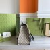 Gucci Padlock Medium Shoulder Bag in GG Canvas with Black Leather
