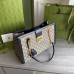 Gucci Padlock Medium Shoulder Bag in GG Canvas with Black Leather