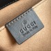 Gucci Padlock Medium Shoulder Bag in GG Canvas with Black Leather