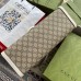 Gucci Padlock Medium Shoulder Bag in GG Canvas with White Leather