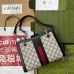 Gucci Padlock Small GG Shoulder Bag In Blue GG Canvas