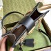 Gucci Padlock Small Shoulder Bag in GG Canvas with Black Calfskin