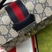 Gucci Padlock Mini Bag in Blue GG Supreme Canvas