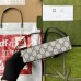 Gucci Padlock Mini Bag in Blue GG Supreme Canvas