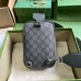 Gucci Ophidia GG Sling Bag in Grey GG Supreme Canvas