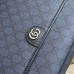 Gucci Ophidia Medium Messenger Bag in Blue GG Supreme Canvas