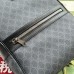Gucci Mens Backpack in Black GG Supreme Canvas