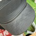 Gucci Mens Backpack in Black GG Rubber-effect Leather