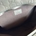 Gucci Mens Backpack in Black GG Rubber-effect Leather