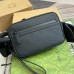Gucci Crossbody Bag in Black GG Rubber-effect Leather