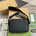 Gucci Crossbody Bag in Black GG Rubber-effect Leather