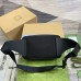 Gucci Belt Bag in Black GG Rubber-effect Leather