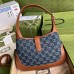 Gucci Jackie 1961 Small Hobo Bag in GG Jacquard Denim