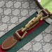 Gucci Jackie 1961 Small Bag in GG Canvas with Brown Leather Trim