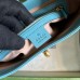 Gucci Jackie 1961 Small Hobo Bag in Blue Leather