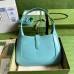 Gucci Jackie 1961 Small Hobo Bag in Blue Leather
