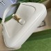 Gucci Jackie 1961 Small Hobo Bag in White Leather