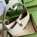 Gucci Jackie 1961 Small Hobo Bag in White Leather