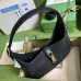 Gucci Jackie 1961 Small Hobo Bag in Black Grained Leather