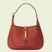 Gucci Jackie 1961 Small Hobo Bag in Red Grained Leather