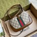 Gucci Jackie 1961 Mini Hobo Bag in Beige GG Supreme Canvas