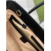 Gucci Jackie 1961 Medium Tote Bag in Black Leather