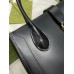 Gucci Jackie 1961 Medium Tote Bag in Black Leather