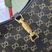 Gucci Jackie 1961 Small Hobo Bag in Black GG Denim