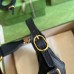 Gucci Jackie 1961 Mini Hobo Bag in Black GG Denim