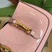 Gucci Jackie 1961 Mini Shoulder Bag in Pink Patent Leather