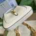 Gucci Jackie 1961 Mini Shoulder Bag in White Patent Leather
