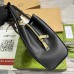 Gucci Jackie 1961 Small Tote Bag in Black Grained Leather