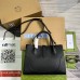 Gucci Jackie 1961 Small Tote Bag in Black Grained Leather