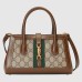 Gucci Jackie 1961 Small Tote Bag in Beige GG Supreme Canvas