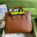 Gucci Diana Medium Tote Bag in Brown Leather