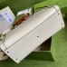 Gucci Diana Medium Tote Bag in White Leather