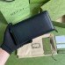 Gucci Diana Zip Around Wallet In Black Calfskin