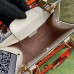 Gucci Diana Mini Tote Bag in White Leather