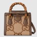 Gucci Diana Mini Tote Bag in Jumbo GG Canvas