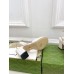 Gucci Horsebit 75mm Sandals in White Leather