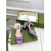 Gucci Horsebit 75mm Sandals in Lilas Leather