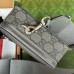 Gucci Mens Ophidia GG Mini Bag in Grey GG Supreme Canvas
