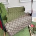 Gucci Mens Messenger Bag in Beige GG Supreme Canvas