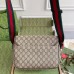 Gucci Mens Messenger Bag in Beige GG Supreme Canvas