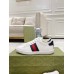 Gucci Womens Ace White Sneakers with Blue & Red Web