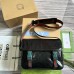 Gucci Mens Messenger Bag in Black GG Crystal Canvas