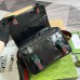 Gucci Mens Messenger Bag in Black GG Crystal Canvas