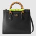 Gucci Diana Small Tote Bag in Black Leather
