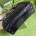 Gucci Diana Small Tote Bag in Black Croc-embossed Leather